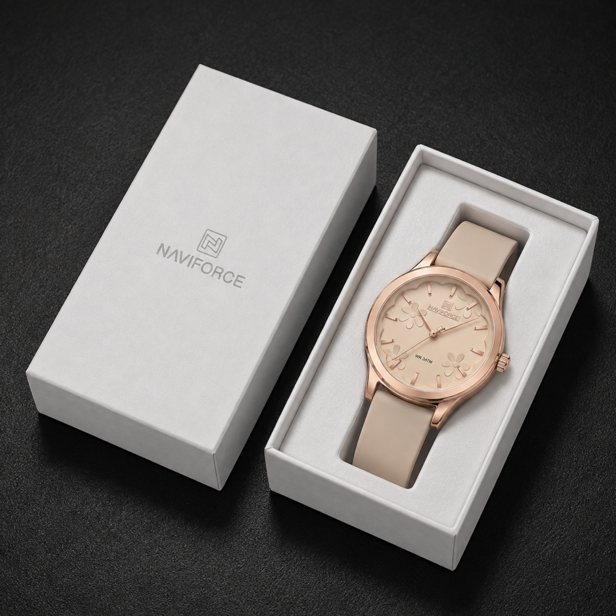 Ledro - Women's Quartz Waterproof Silicone Strap Watch