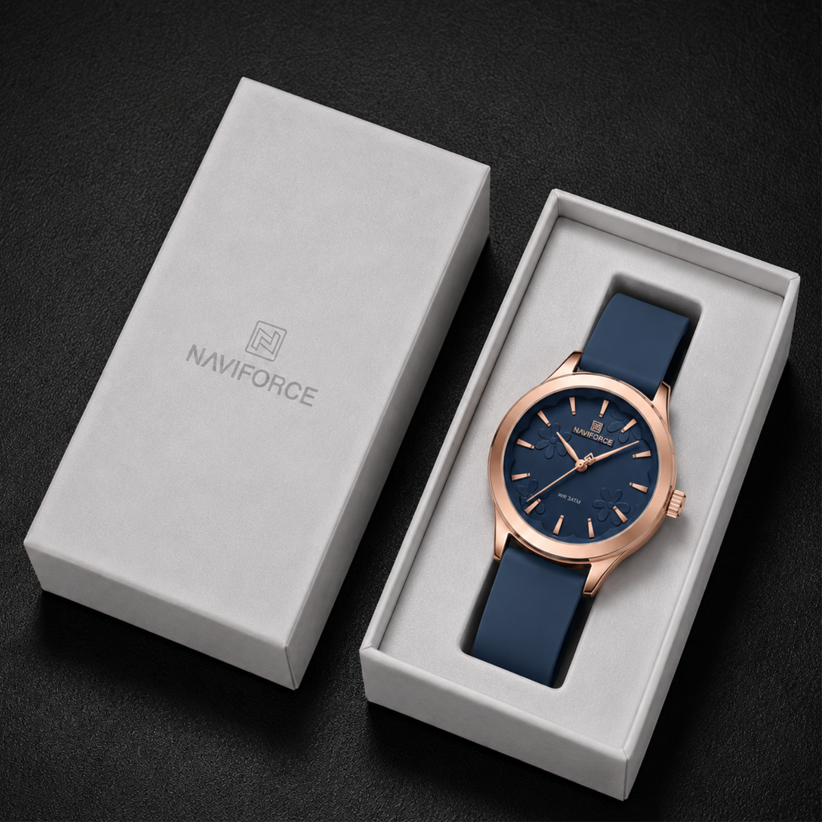 Ledro - Women's Quartz Waterproof Silicone Strap Watch