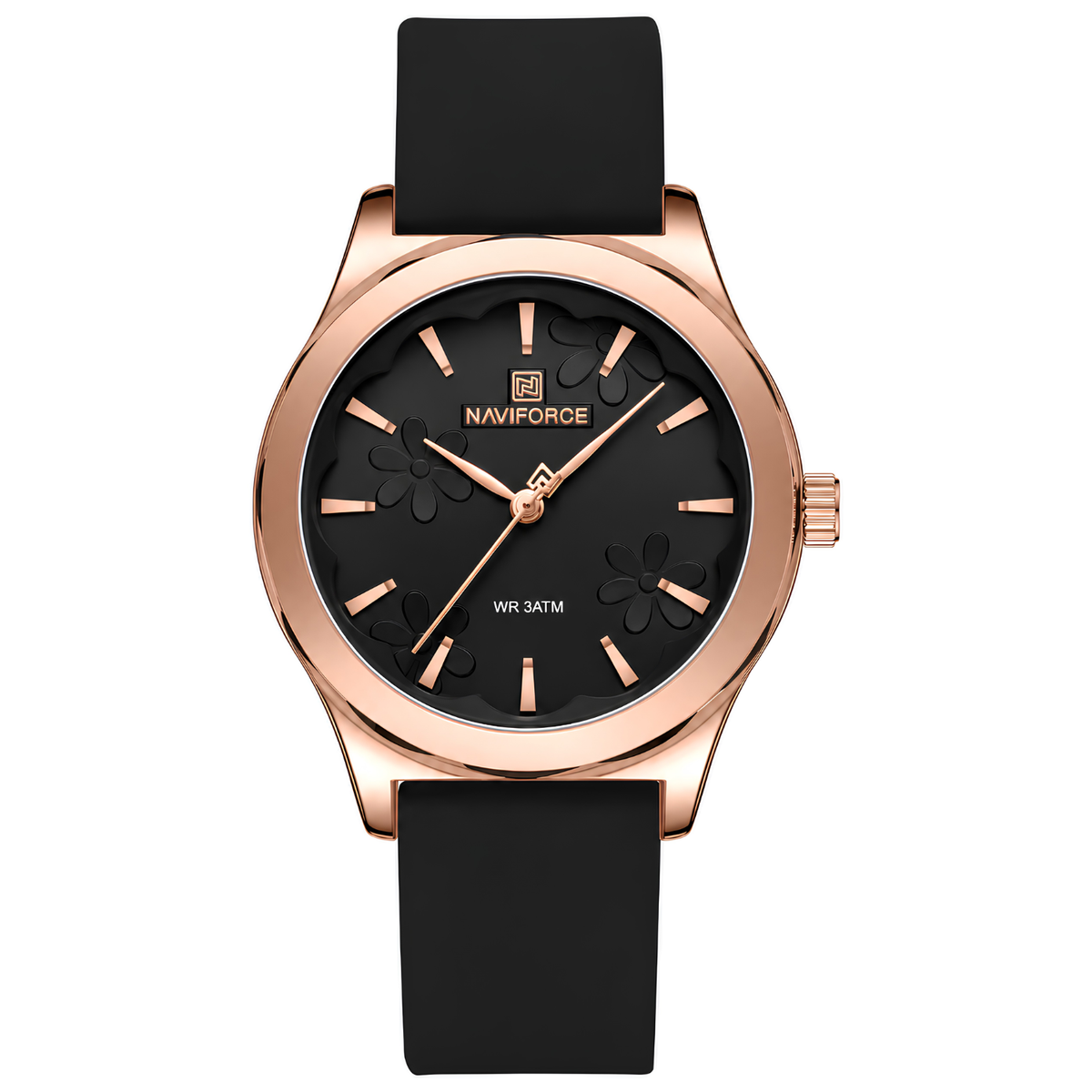 Varrena - Women's Quartz Waterproof Silicone Strap Watch