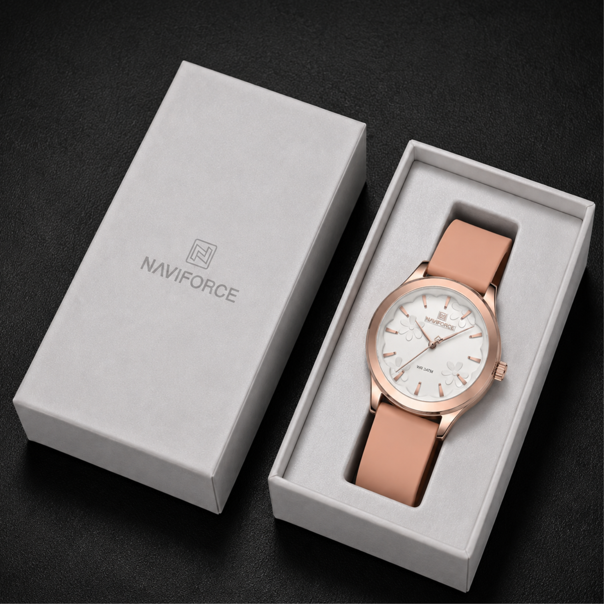Ledro - Women's Quartz Waterproof Silicone Strap Watch