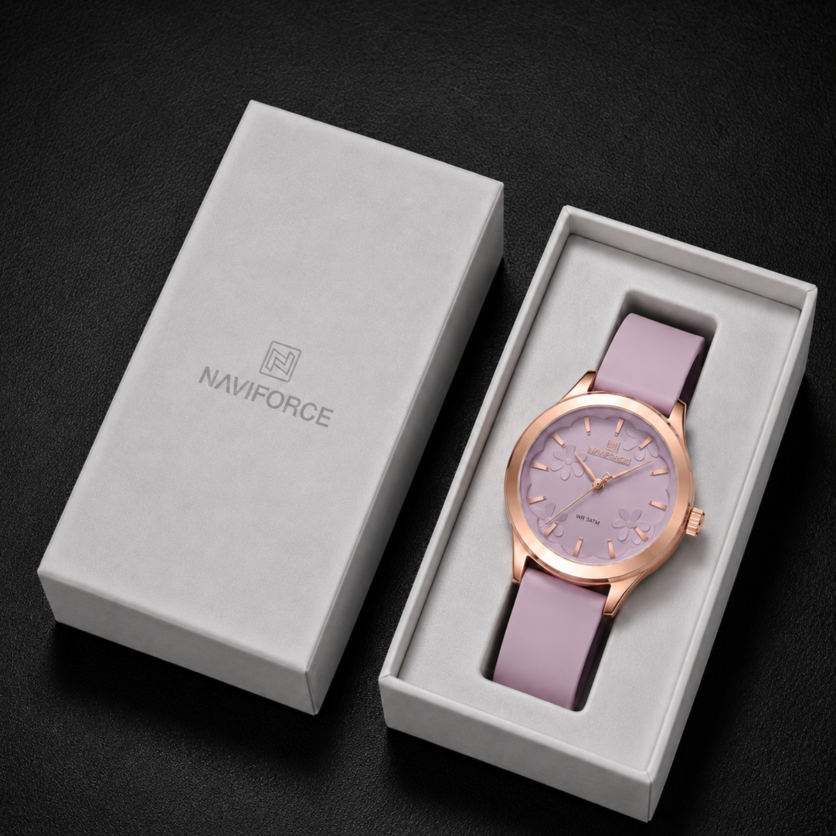 Ledro - Women's Quartz Waterproof Silicone Strap Watch