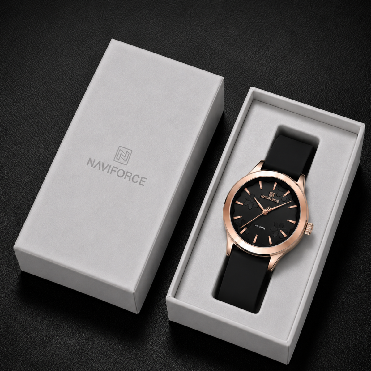 Ledro - Women's Quartz Waterproof Silicone Strap Watch